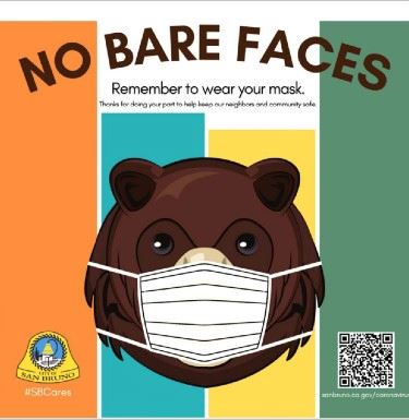 No Bare Faces - Remember to Wear Your Mask