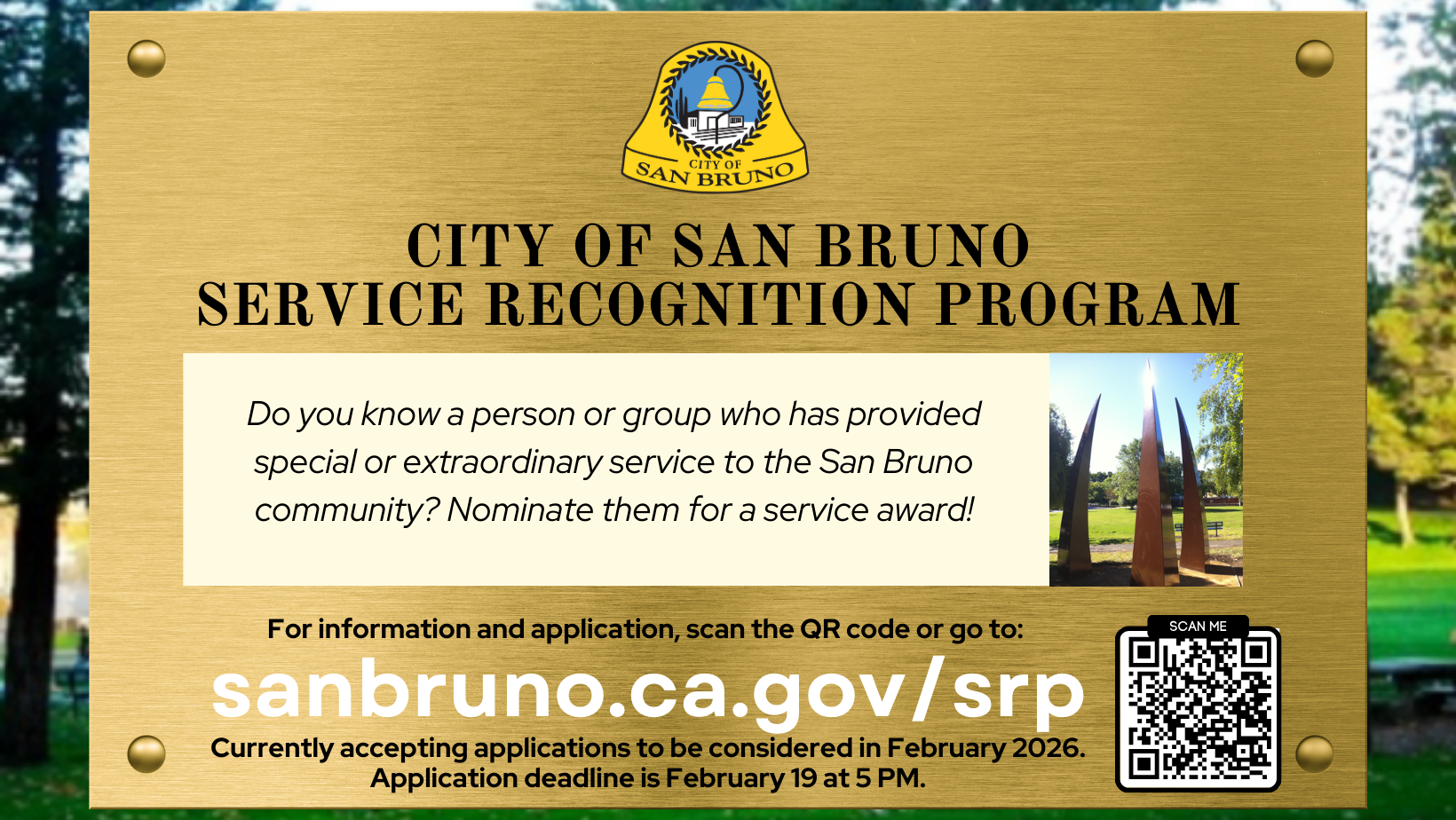CITY OF SAN BRUNO SERVICE RECOGNITION PROGRAM (1)